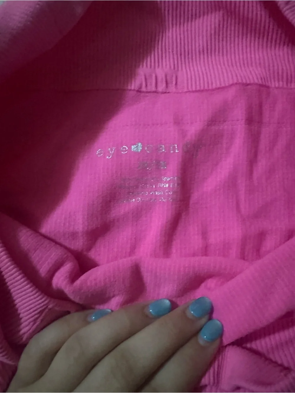 Aeropostale Ribbed Hot Pink High-Rise Bike Shorts